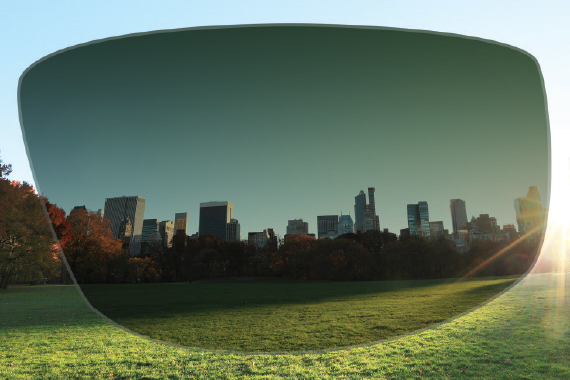 變色的眼鏡鏡片